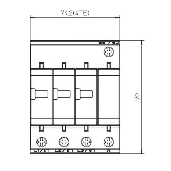Обмежувач перенапруг OBO Bettermann (5094463) Тип I+II V25-B+C 3+NPE