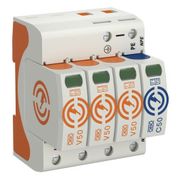 Обмежувач перенапруг OBO Bettermann (5093526) Тип I+II V50-3+NPE-280