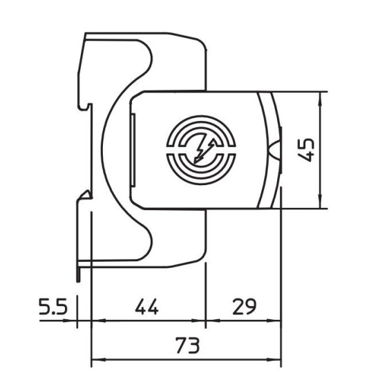 Обмежувач перенапруг OBO Bettermann (5093526) Тип I+II V50-3+NPE-280