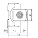 Обмежувач перенапруг OBO Bettermann (5093526) Тип I+II V50-3+NPE-280