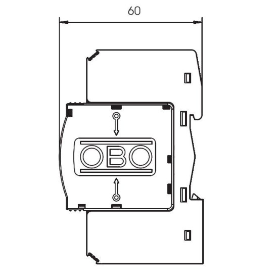 Обмежувач перенапруг OBO Bettermann (5093653) Тип I+II V50-B+C 1+NPE