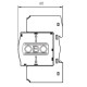 Обмежувач перенапруг OBO Bettermann (5093653) Тип I+II V50-B+C 1+NPE