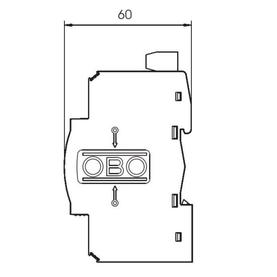 Обмежувач перенапруг OBO Bettermann (5093662) Тип I+II V50-B+C 3+NPE+FS