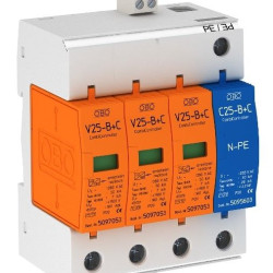 Обмежувач перенапруг OBO Bettermann (5094510) Тип I+II V25-B+C 3+NPE-FS