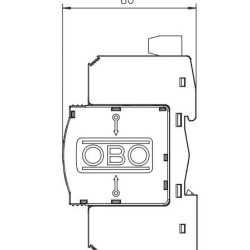 Обмежувач перенапруг OBO Bettermann (5094510) Тип I+II V25-B+C 3+NPE-FS