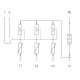 Обмежувач перенапруг OBO Bettermann (5094510) Тип I+II V25-B+C 3+NPE-FS
