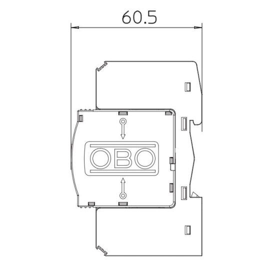 Обмежувач перенапруг OBO Bettermann (5094618) Тип II V20-C 1-280