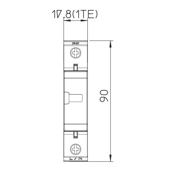Обмежувач перенапруг OBO Bettermann (5094618) Тип II V20-C 1-280