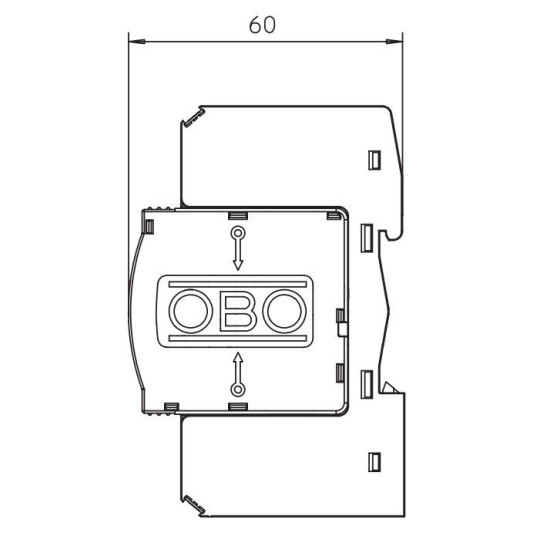 Обмежувач перенапруг OBO Bettermann (5094624) Тип II V20-C 3-280