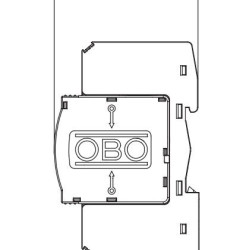 Обмежувач перенапруг OBO Bettermann (5094627) Тип II V20-C 4-280