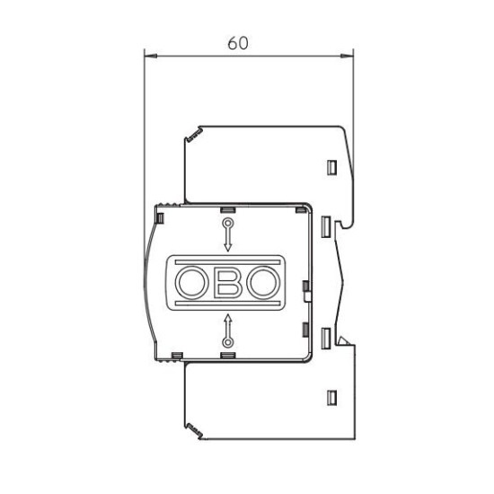 Обмежувач перенапруг OBO Bettermann (5094627) Тип II V20-C 4-280