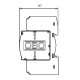 Обмежувач перенапруг OBO Bettermann (5094650) Тип II V20-C 1+NPE-280