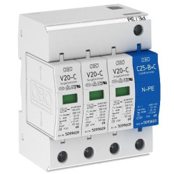 Обмежувач перенапруг OBO Bettermann (5094656) Тип II V20-C 3+NPE-280