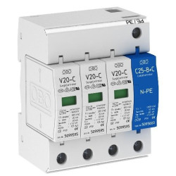 Обмежувач перенапруг OBO Bettermann (5094668) Тип II V20-C 3+NPE-385
