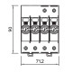 Обмежувач перенапруг OBO Bettermann (5095253) Тип II V20-3+NPE-280