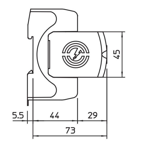 Обмежувач перенапруг OBO Bettermann (5095253) Тип II V20-3+NPE-280