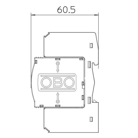 Обмежувач перенапруг OBO Bettermann (5099475) Тип II V20-VA 1-385