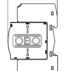 Обмежувач перенапруг OBO Bettermann (5093418) Тип II+III V10-C 1+NPE-280