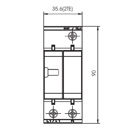 Обмежувач перенапруг OBO Bettermann (5093418) Тип II+III V10-C 1+NPE-280