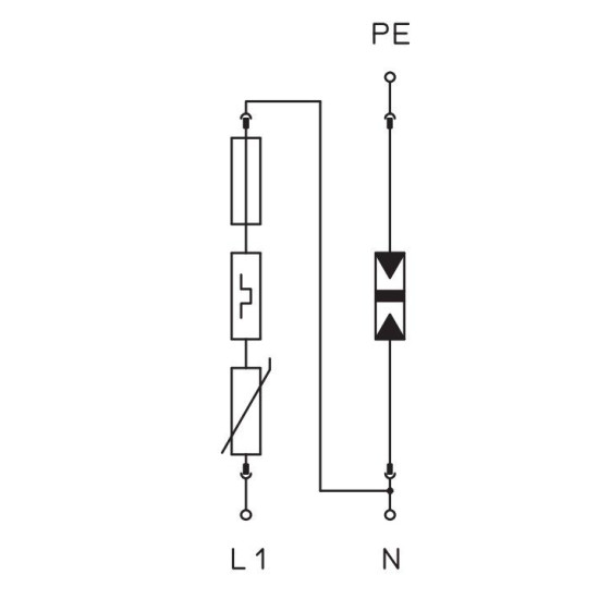 Обмежувач перенапруг OBO Bettermann (5093418) Тип II+III V10-C 1+NPE-280