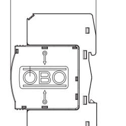 Обмежувач перенапруг OBO Bettermann (5094931) Тип II V10-C 3+NPE+FS