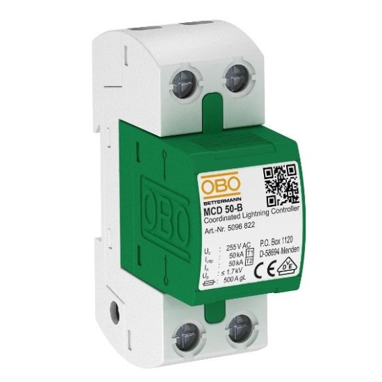 Обмежувач перенапруг OBO Bettermann (5096849) MCD 50-B