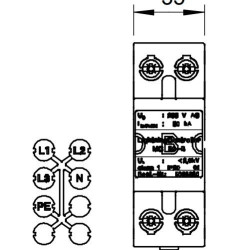 Обмежувач перенапруг OBO Bettermann (5096849) MCD 50-B