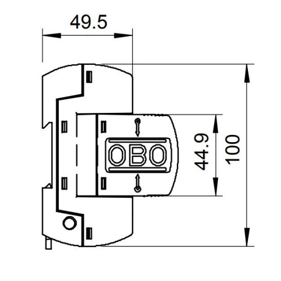 Обмежувач перенапруг OBO Bettermann (5096849) MCD 50-B