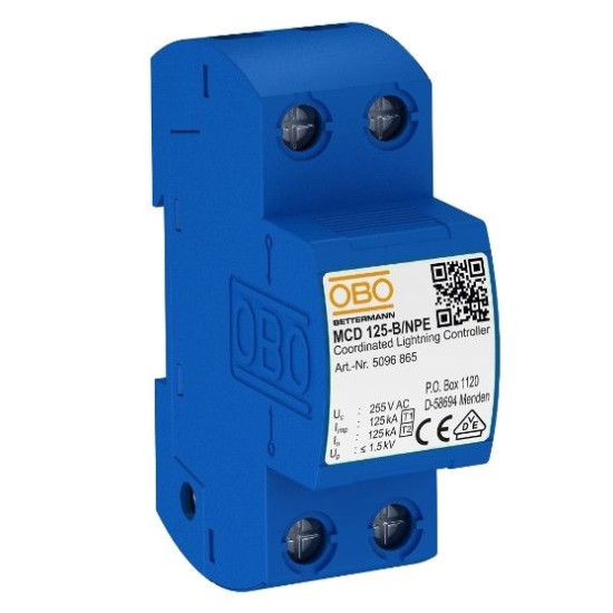 Обмежувач перенапруг OBO Bettermann (5096865) MCD 125-B NPE