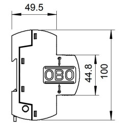 Обмежувач перенапруг OBO Bettermann (5096865) MCD 125-B NPE