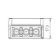 Обмежувач перенапруг OBO Bettermann (5096875) MCD 50-B 3+1-VG в корпусі