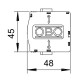 Змінна вставка OBO Bettermann (5099609) V20-C 0-280