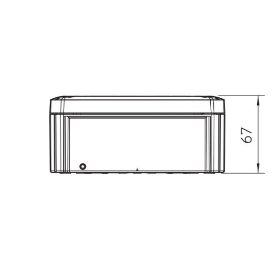 Вогнетривка розподільна коробка OBO Bettermann (7205510) FireBox T100E P30-P90 (150х116х67) 5х4мм