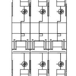 Триполюсний автомат SEZ 123 C 80А 3P (PR123C80А)