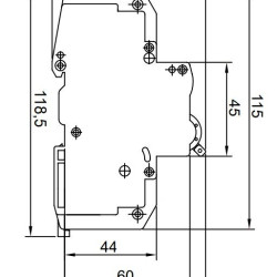 Триполюсний автомат SEZ 123 D 100А 3P (PR123D100А)
