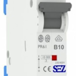 Однополюсний автомат SEZ 61 B 10А (PR61B10А)