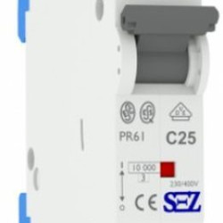 Однополюсний автомат SEZ 61 C 25A (PR61C25А)