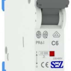 Однополюсний автомат SEZ 61 C 6А (PR61C6А)