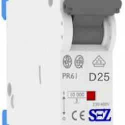 Однополюсний автомат SEZ 61 D 25А (PR61D25А)