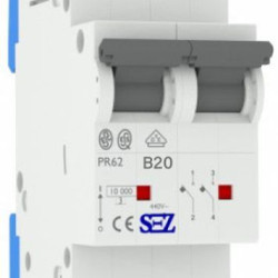 Двополюсний автомат SEZ 62 B 20А 2P (PR62B20А)