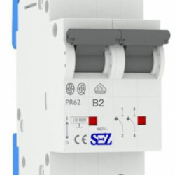 Двополюсний автомат SEZ 62 B 2А 2P (PR62B2А)
