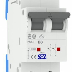 Двополюсний автомат SEZ 62 B 3А 2P (PR62B3А)