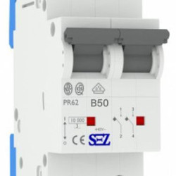 Двополюсний автомат SEZ 62 B 50А 2P (PR62B50А)