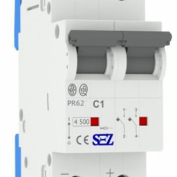Двополюсний автомат SEZ 62 C 1A 2P (PR62C1A)