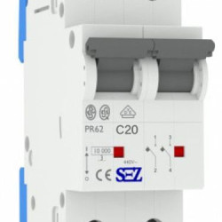 Двополюсний автомат SEZ 62 C 20А 2P (PR62C20A)