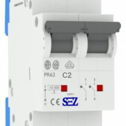 Двополюсний автомат SEZ 62 C 2А 2P (PR62C2A)