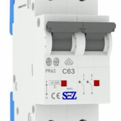 Двополюсний автомат SEZ 62 C 63А 2P (PR62C63A)