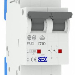 Двополюсний автомат SEZ 62 D 10А 2P (PR62D10А)