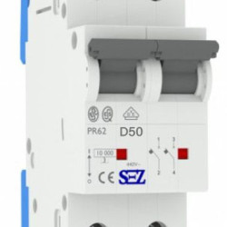 Двополюсний автомат SEZ 62 D 50А 2P (PR62D50А)