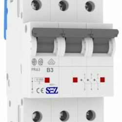 Триполюсний автомат SEZ 63 B 3А 3P (PR63B3А)